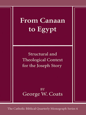 cover image of From Canaan to Egypt